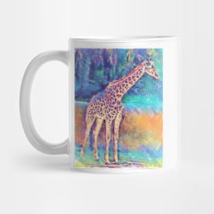 Giraffe In Pastel Mug